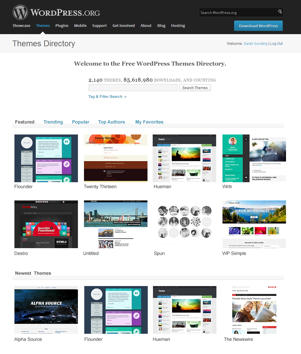 Reimagining the WordPress Themes Directory