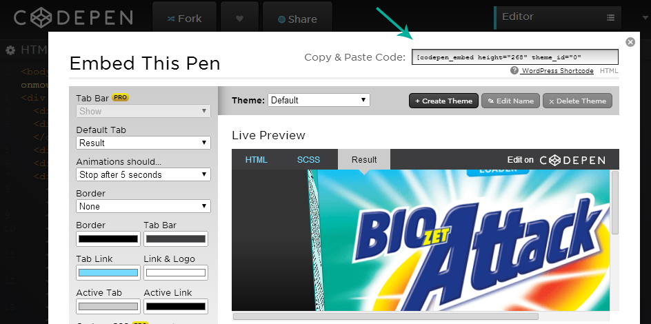 CodePen Releases Official WordPress Plugin