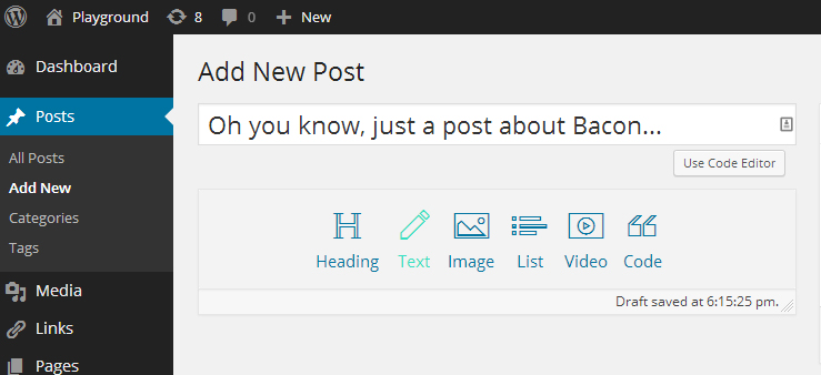 Sir Trevor WP: An Alternative Post Editor for WordPress