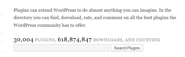 WordPress Plugin Repository Now Hosts Over 30,000 Plugins