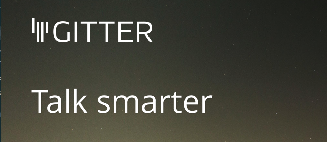 Gitter: A New Communication Service For GitHub Projects
