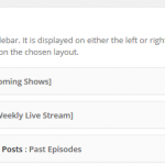 Configuring the titles to disappear
