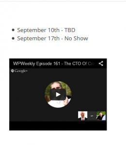 Widgets with the titles hidden