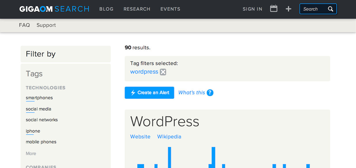 Gigaom’s Blazing Fast WordPress Search is Enhanced by Sphinx and Scriblio