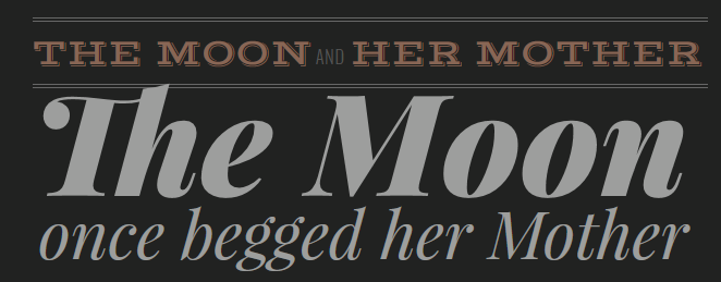 Typography Project Beautifully Illustrates Complimentary Google Web Fonts