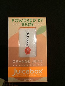 GoDaddy Battery Juice Box