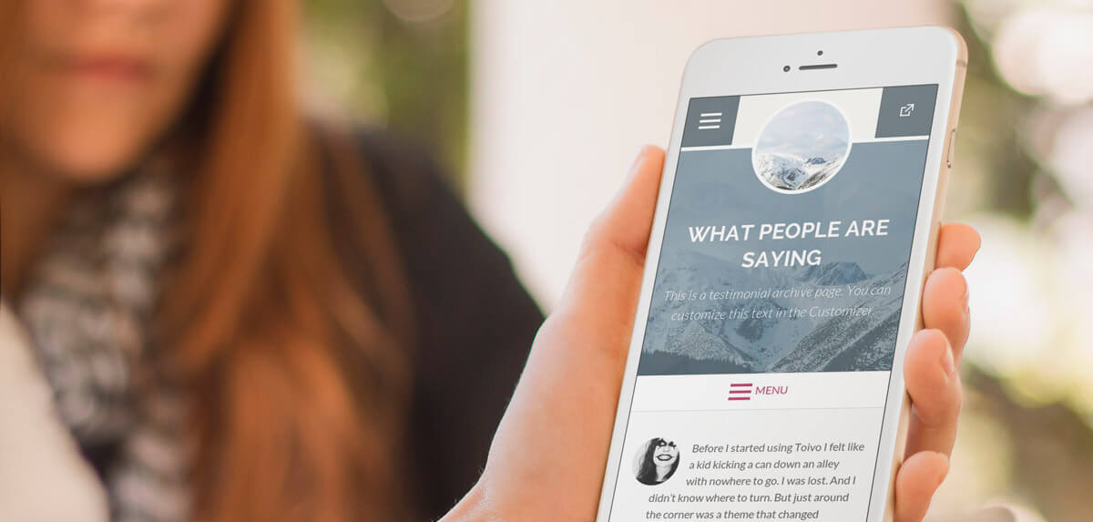 Toivo: A Bold Minimalist WordPress Theme for Blogs and Businesses