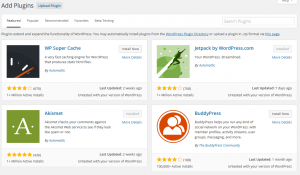 Plugin Browser in WordPress 4.3