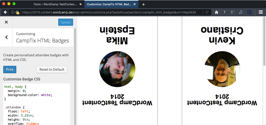 WordCamp Organizers Get New Tool for Creating Personalized WordCamp Badges