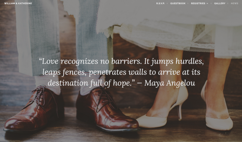 Affinity: A Free WordPress Wedding Theme from Automattic