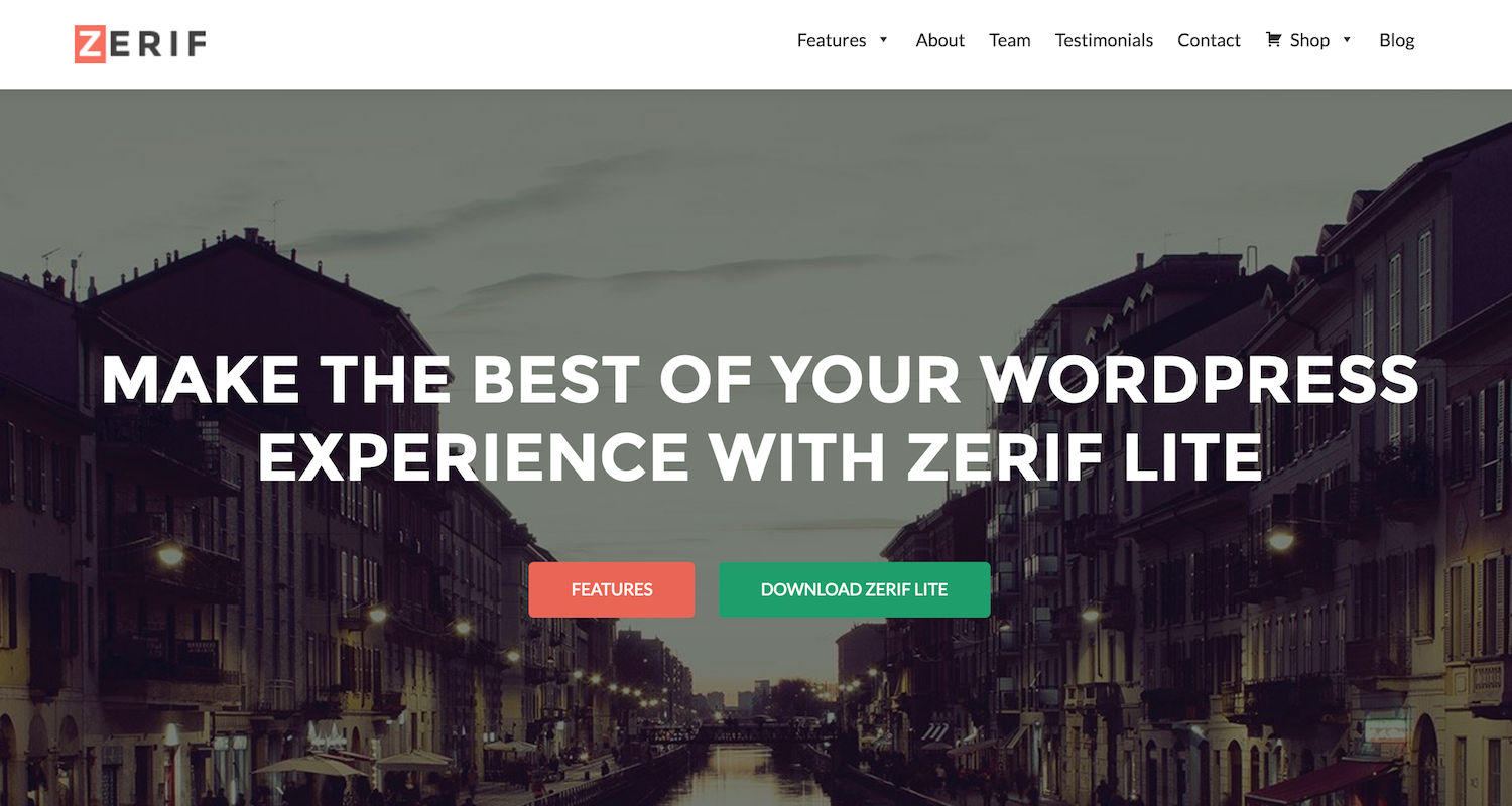 Zerif Lite Suspended from WordPress Theme Directory, 300K Users Left Without Updates