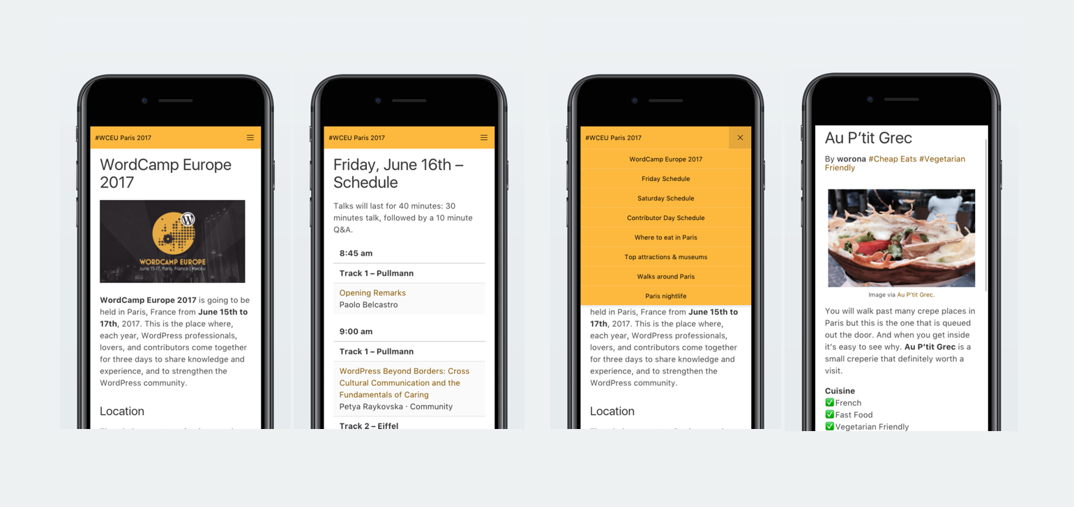 Worona Releases Free WordCamp Europe Paris Guide App