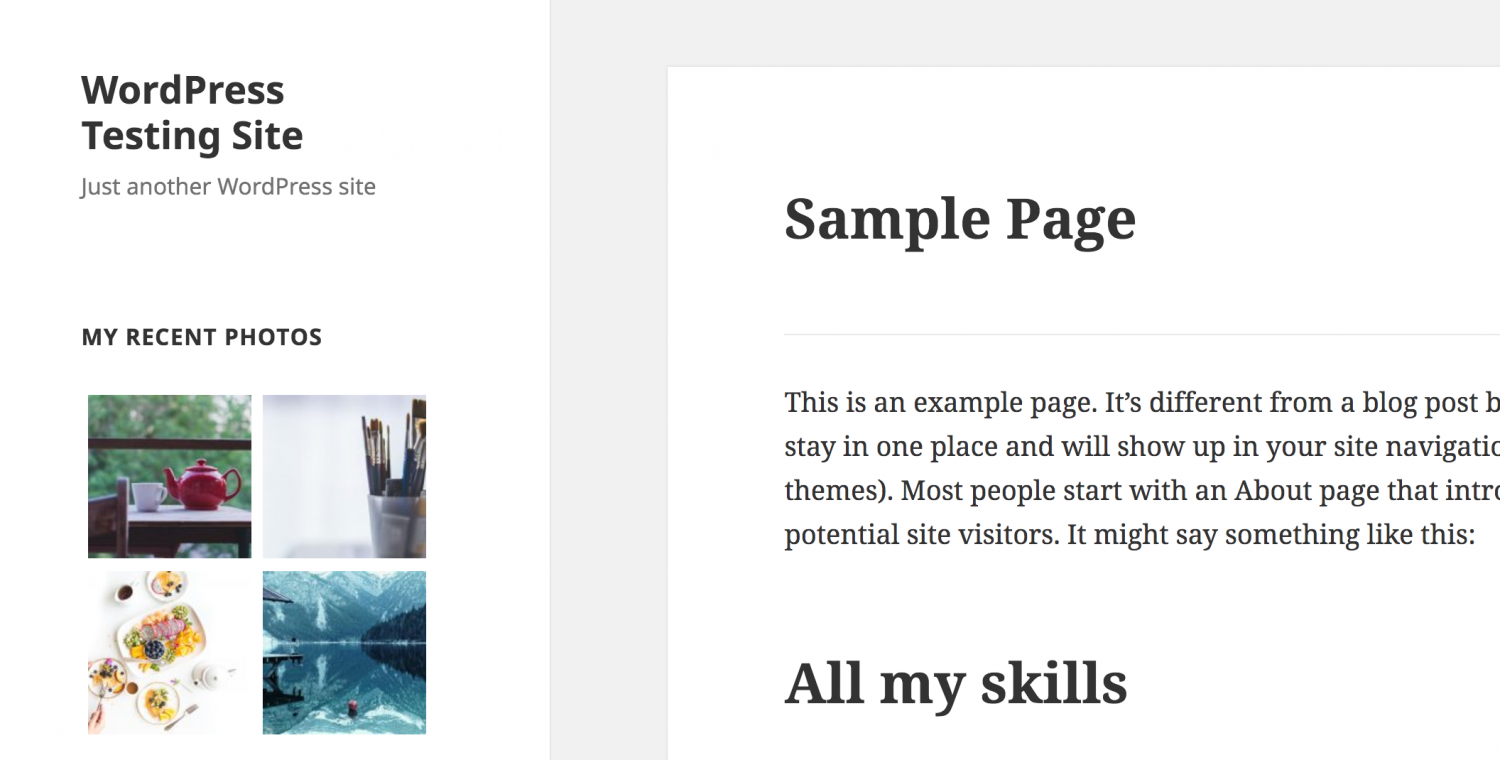 New Core Gallery Widget Targeted for WordPress 4.9
