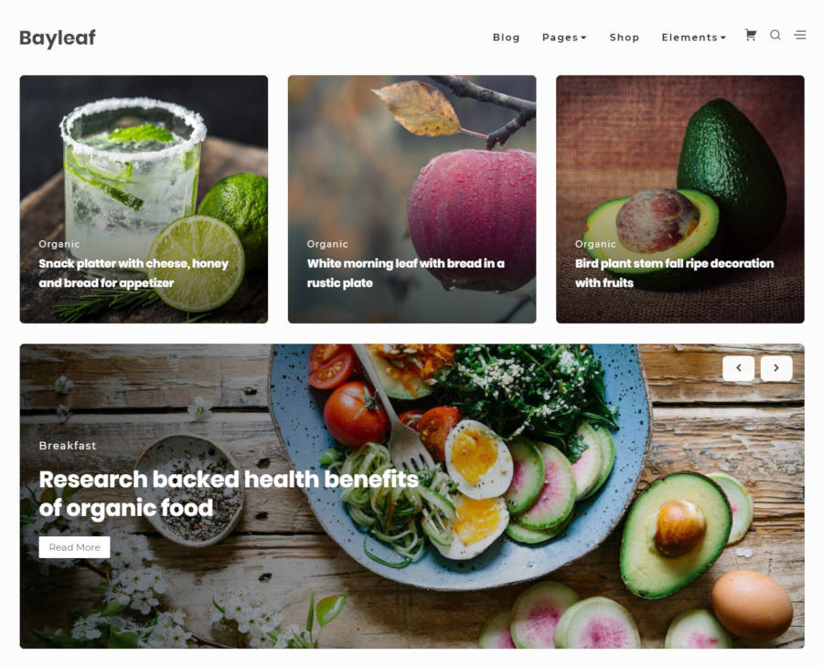 Bayleaf: A Food and Recipe Blog Theme