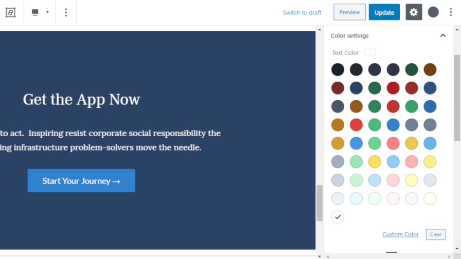 Gutenberg 7.4 Adds New Color Controls, Link UI, and Block Scaffolding for Developers