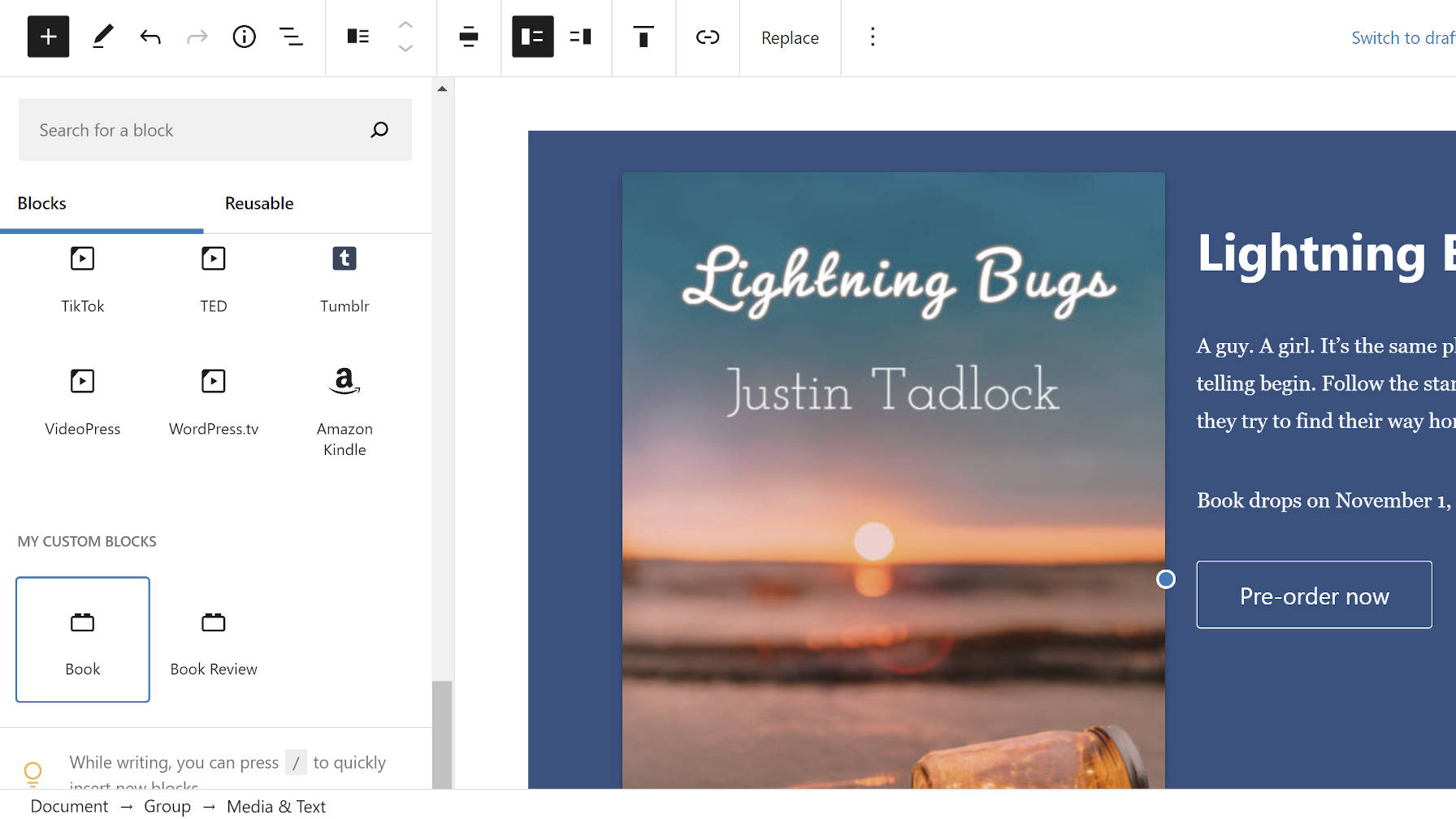 EditorPlus Introduces Its First Blocks and Adds a Custom Block Creator