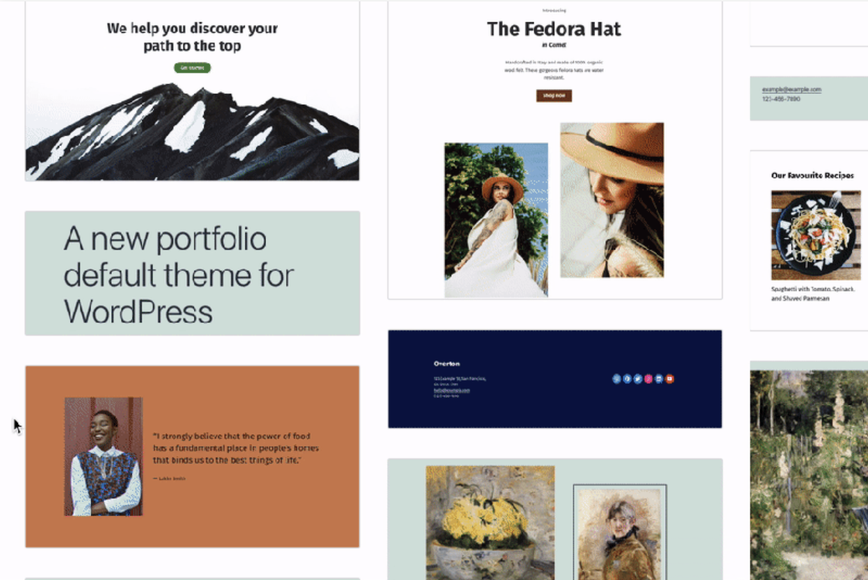 First Look at Initial Designs for WordPress’ Block Pattern Directory