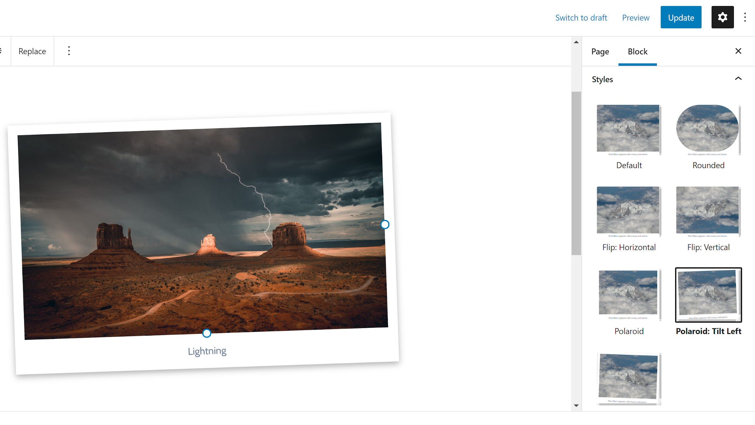 Should Users Be Able To Select More Than One Block Style?
