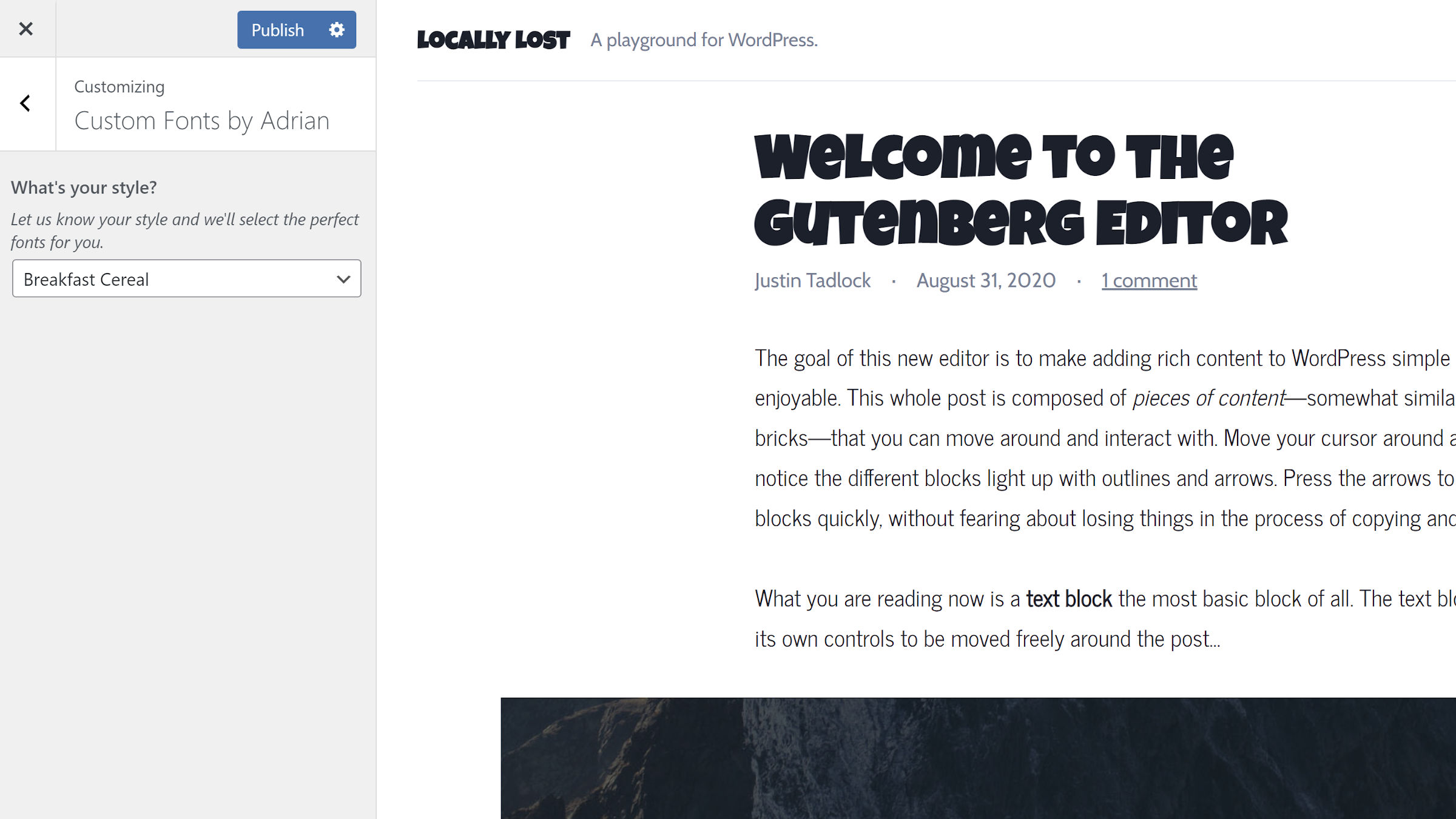Take the Guesswork Out of Selecting Fonts With the Adrian WordPress Plugin