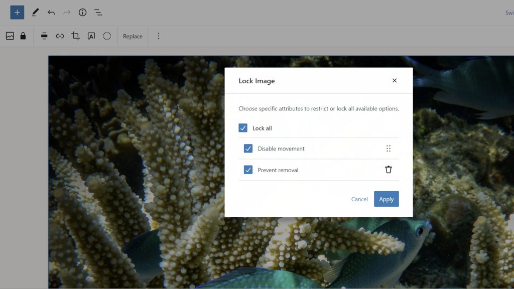 Gutenberg 12.9 Adds Block Locking UI, Automatic Pattern Registration, and Full Theme Exports