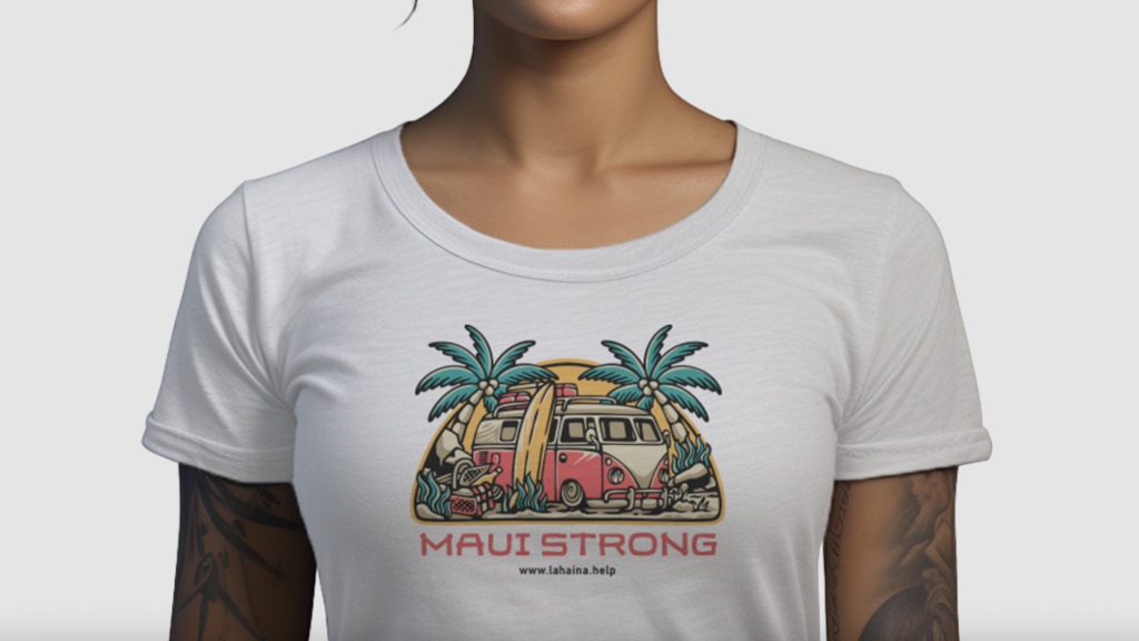Organic Themes Launches Apparel Store to Raise Money for the Maui Strong Fund